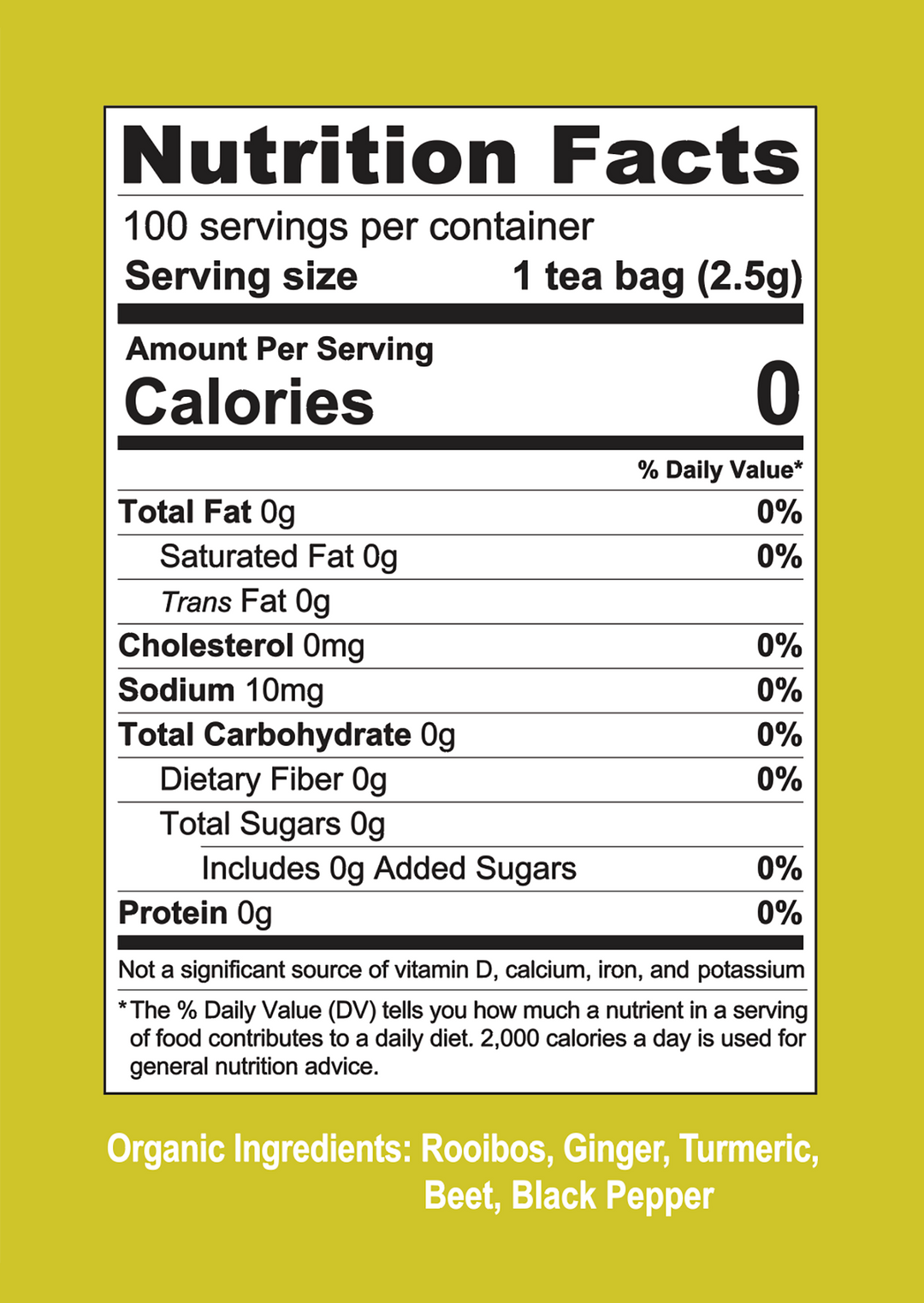 Ginger Pepper Rooibos w Turmeric - Cederberg Tea