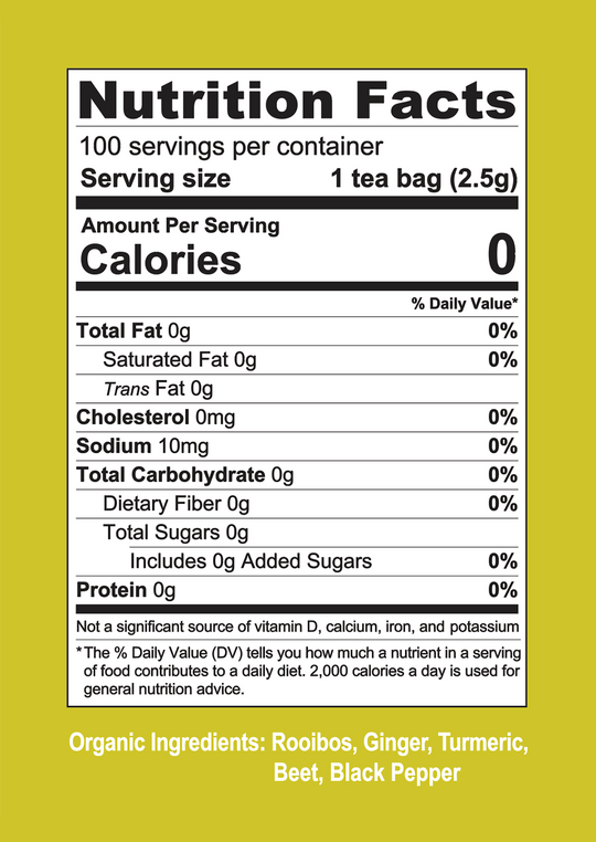 Ginger Pepper Rooibos w Turmeric - Cederberg Tea