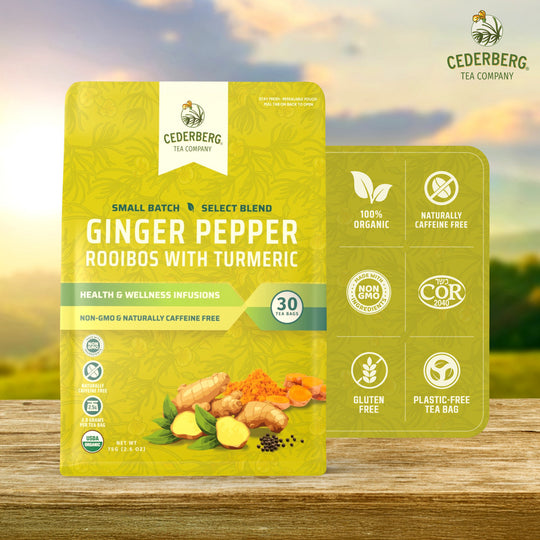 Ginger Pepper Rooibos w Turmeric - Cederberg Tea
