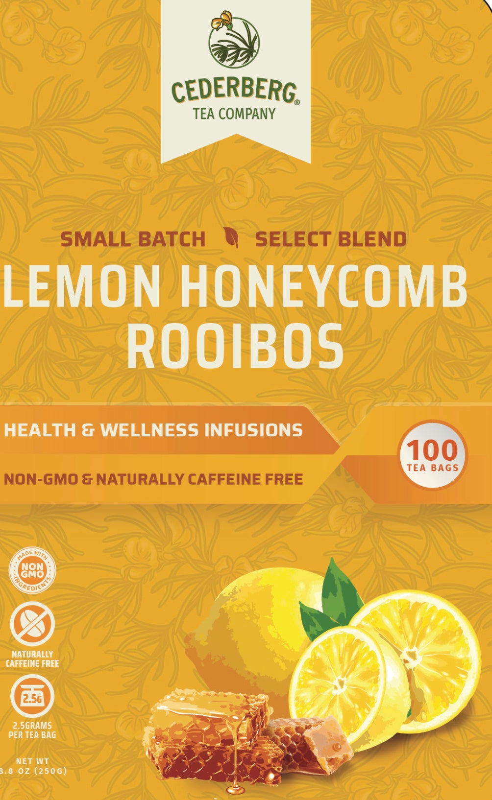 Small Batch Lemon Honeycomb Rooibos, Select Blend - Cederberg Tea