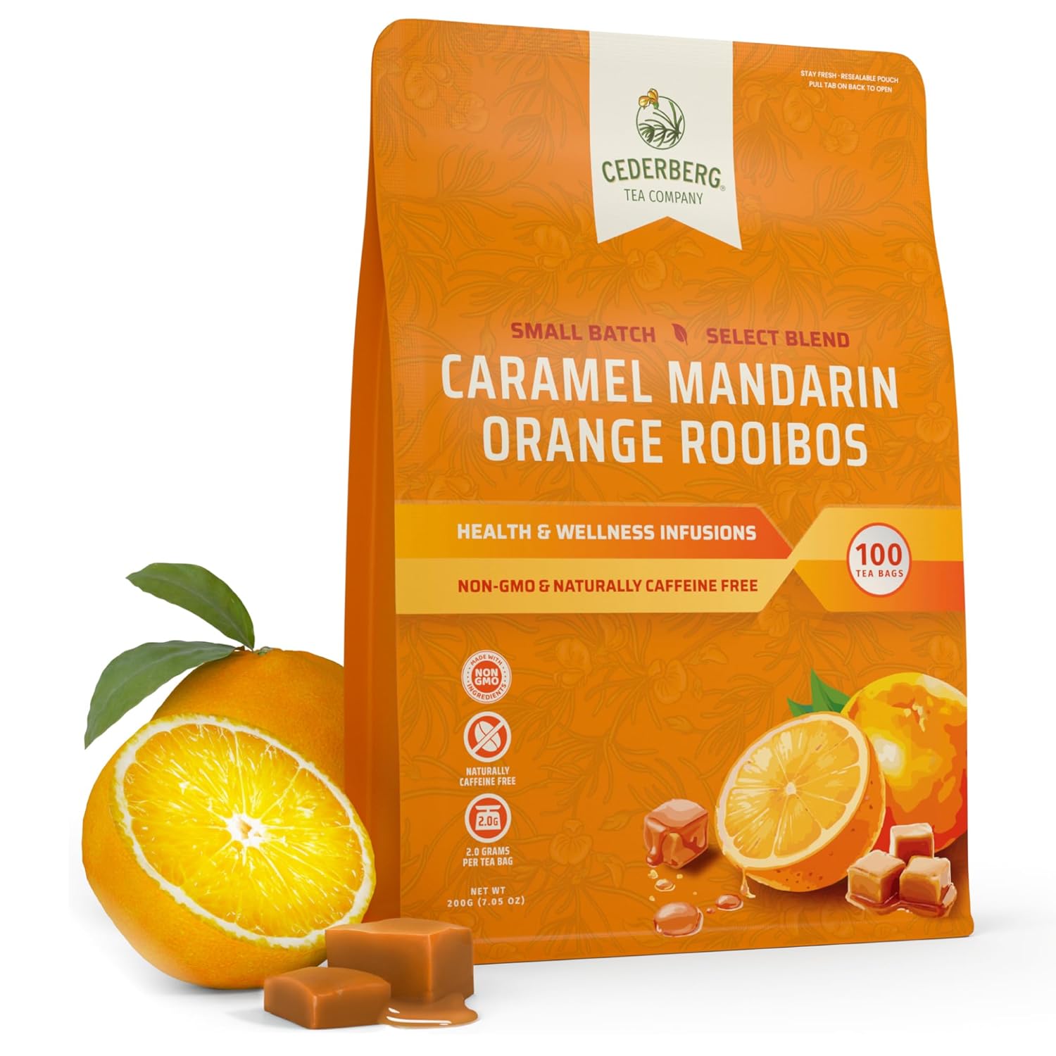 Caramel Mandarin Orange Rooibos - Cederberg Tea